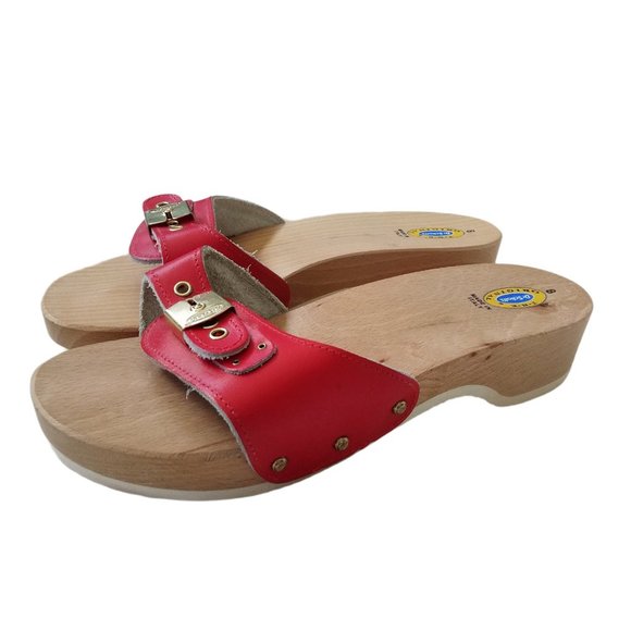 Dr. Scholl's Shoes - Dr. Scholl's iconic original wooden sandal size 8